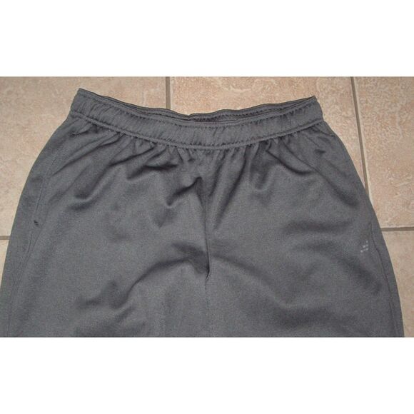 Mens Sz XL Dark Gray Elastic Waist Athletic Fleece Lined Pants Side Pockets BCG - Picture 2 of 4